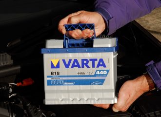 fitting a car battery