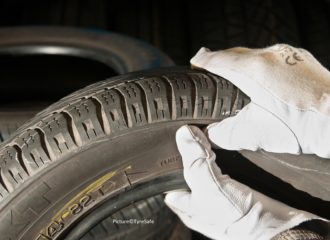 cracked tyres